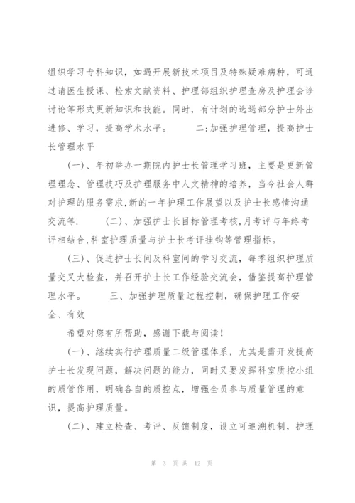 20XX年护士个人工作计划.docx