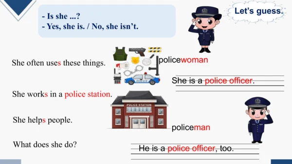 Unit 5 What does he do?  A Let’s learn  课件(共25张PPT