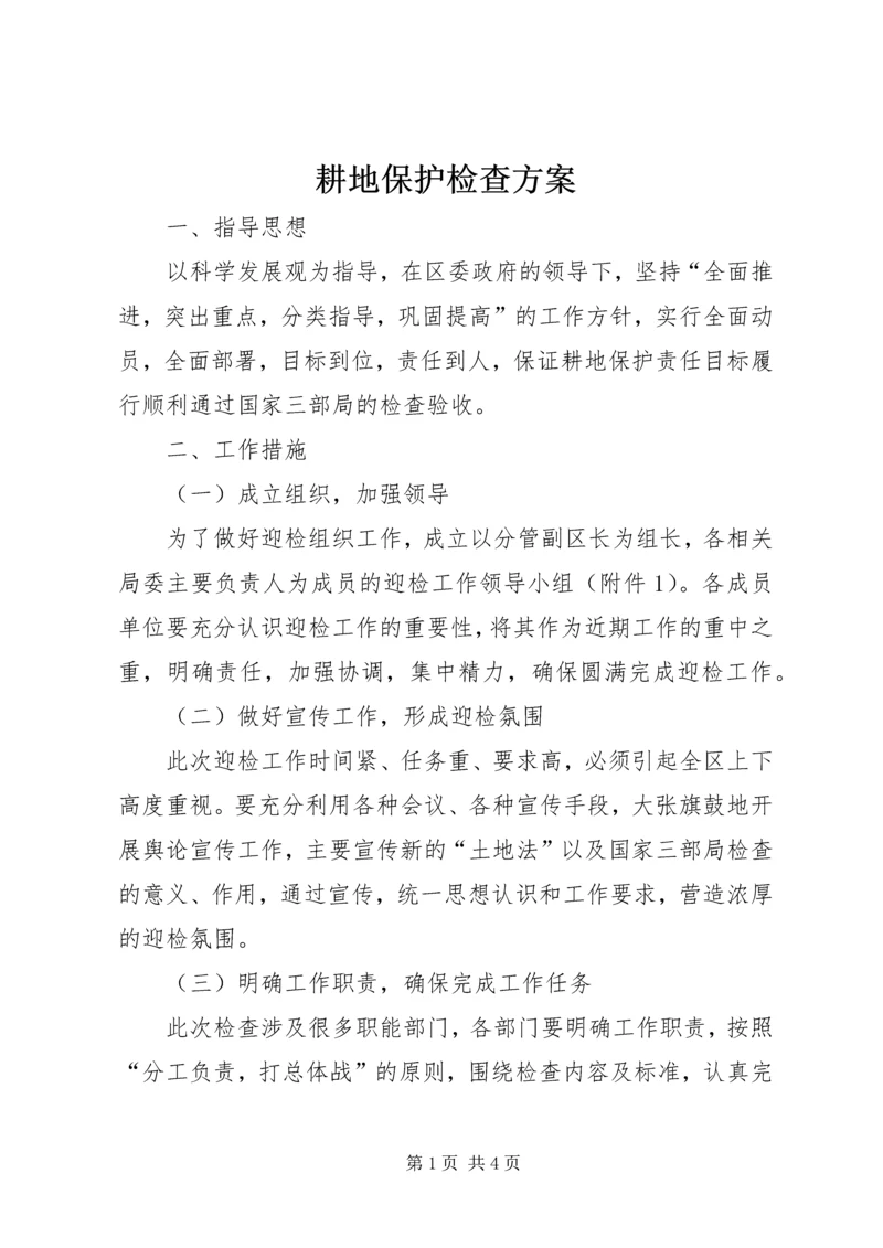 耕地保护检查方案_1.docx