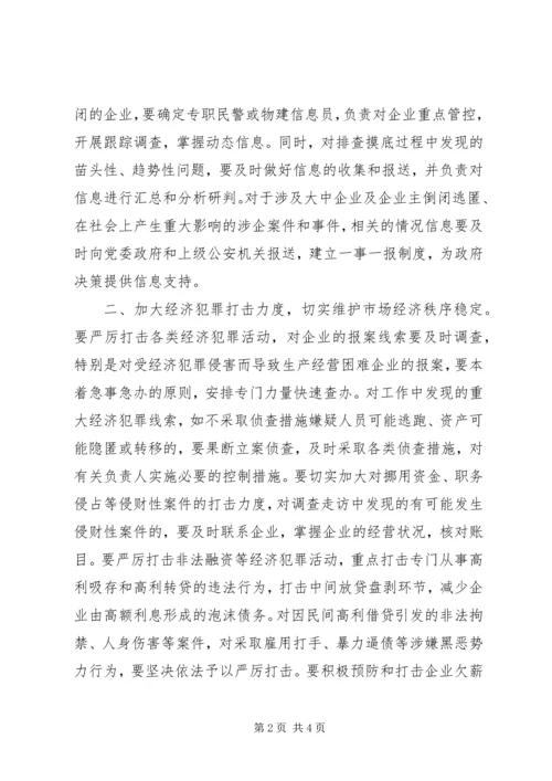 公安机关应对金融危机建立完善预警防范体系的思考 (2).docx