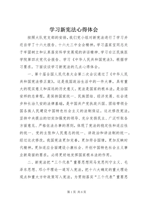 学习新宪法心得体会 (4).docx