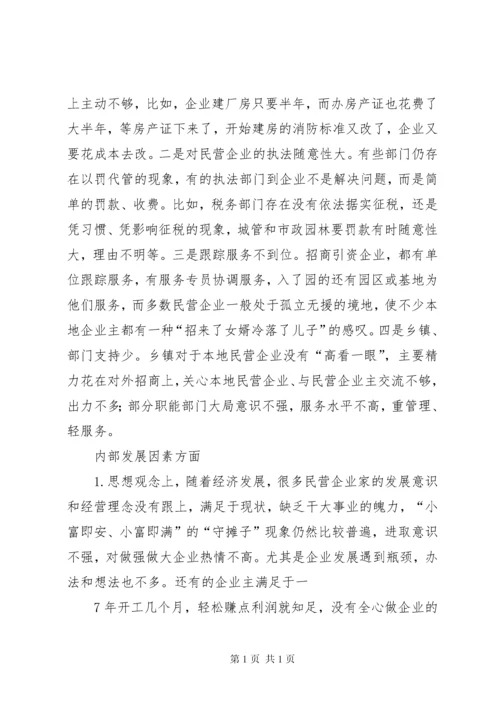 民营经济调研报告.docx