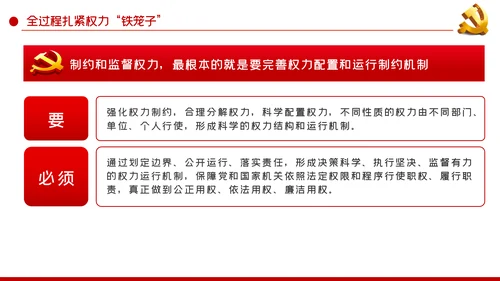 健全完善党和国家监督体系党内监督PPT