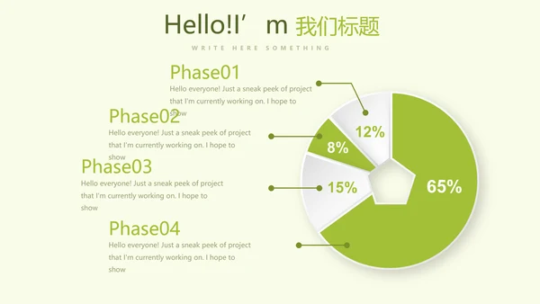 绿色小清新春季护肤宣传动态PPT