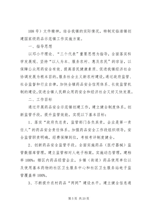 药品安全示范镇工作实施方案_1.docx