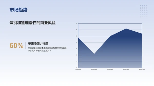 蓝色商务风公司介绍PPT模板