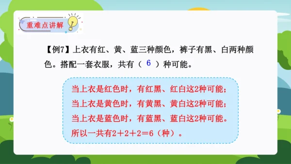 第八单元：数学广角——搭配（二）单元复习课件(共28张PPT)人教版三年级数学下册