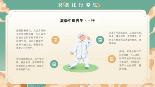 艾灸养生馆中医夏季养生通用PPT模板