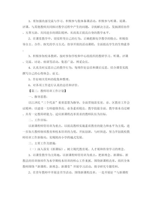 精编之教师工作计划范文三篇.docx