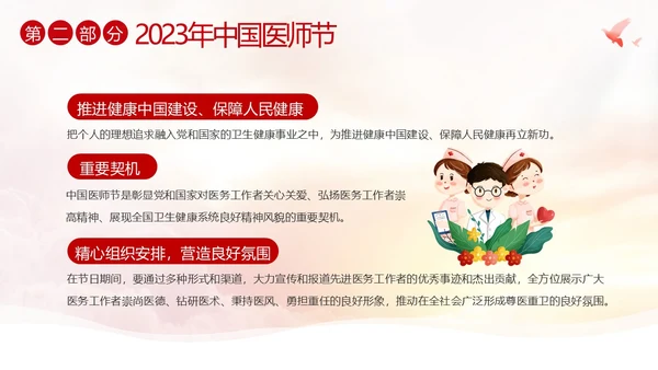 中国医师节第六个医师节勇担健康使命PPT课件