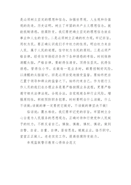 参观监狱警示教育心得体会范文.docx