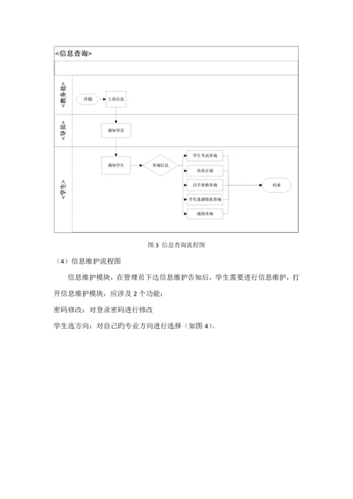 教务查询系统分析与标准设计.docx