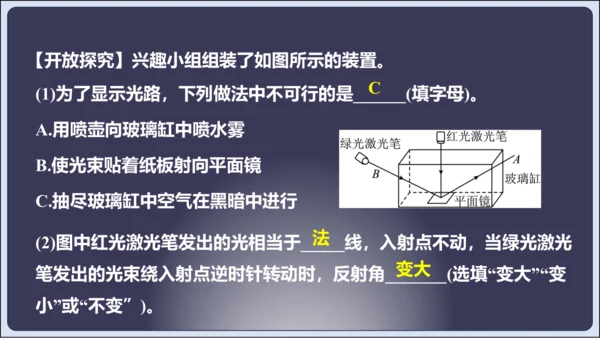 【人教2024版八上物理精彩课堂（课件）】4.6  第四章 光现象 章末复习