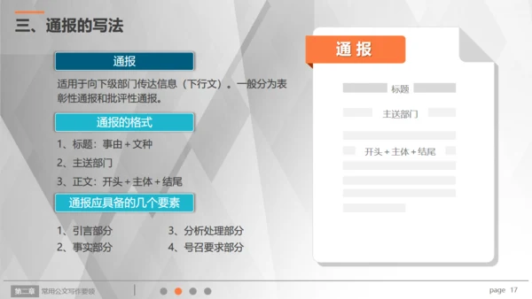 行政人员实用公文写作文案技巧通用PPT模板