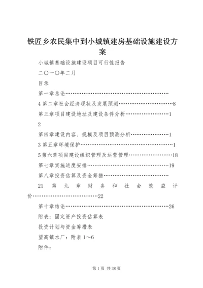 铁匠乡农民集中到小城镇建房基础设施建设方案_1 (2).docx