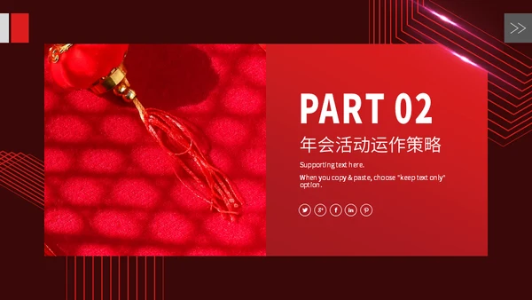 企业年会策划方案通用PPT模版