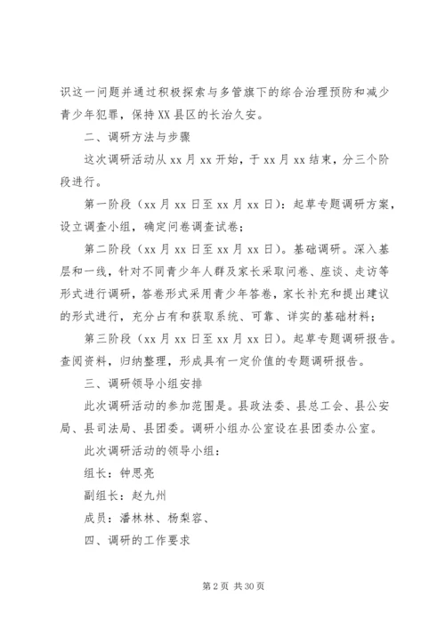 违法犯罪活动调研方案_1.docx