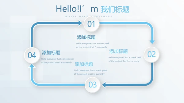蓝色大气医疗牙科口腔动态PPT
