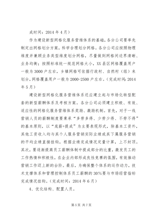 网格化服务营维体系实施方案.docx