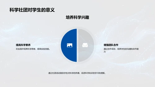 科学社团发展概述PPT模板