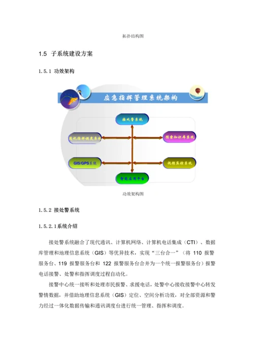 应急指挥系统建设专业方案.docx