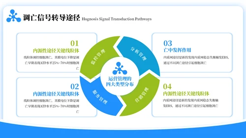 蓝绿色简约风生物学毕业答辩ppt模板