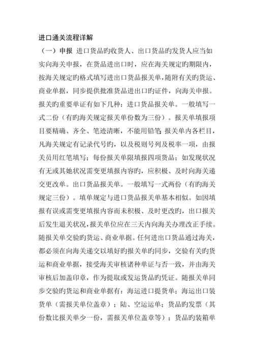 我国进口通关标准流程操作程序.docx