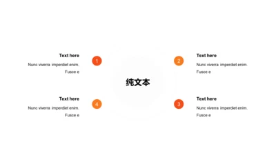 扁平PPT纯文本