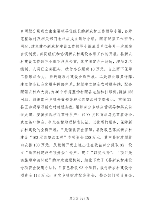 县新农村建设工作情况汇报 (6).docx