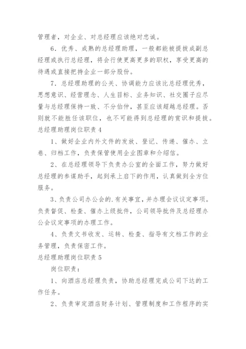 总经理助理岗位职责.docx