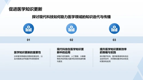 蓝色医生工作汇报PPT模板