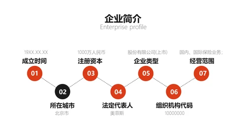 商务风红色保险产品说明介绍PPT