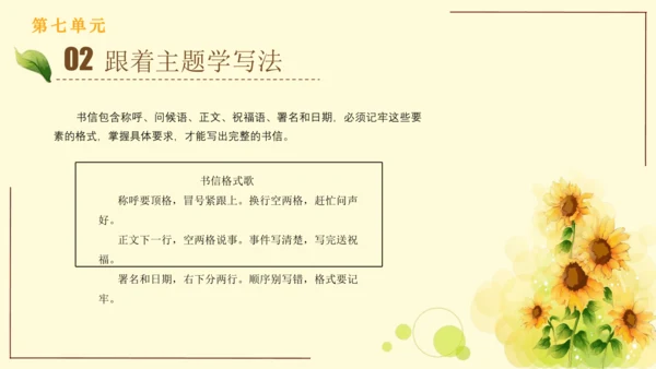 统编版语文四年级上册2024-2025学年度第七单元习作： 写信（课件）