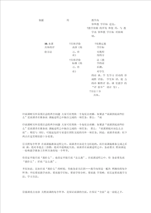 说课及案例评析