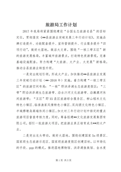 旅游局工作计划 (11).docx