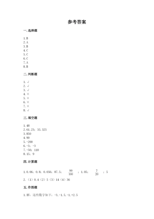 人教版六年级下册数学期末测试卷ab卷.docx