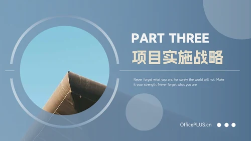 蓝金稳重大气创业融资计划书PPT模板