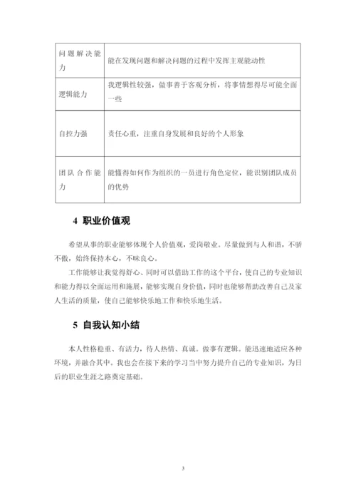 11页4200字通信工程专业职业生涯规划.docx