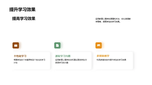 心理引领英语教学
