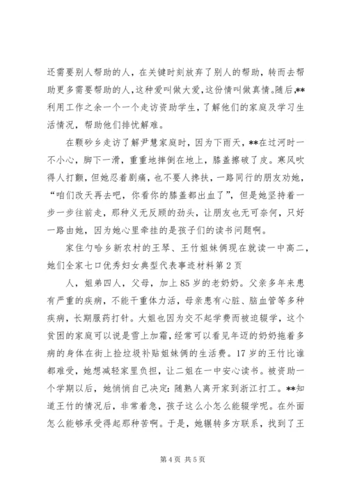 优秀妇女典型代表事迹材料.docx