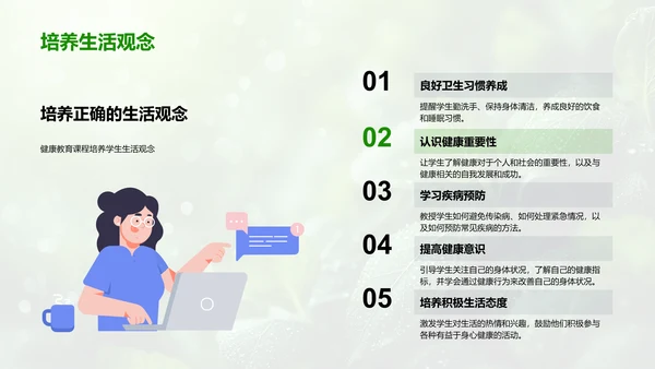 健康教育讲座PPT模板