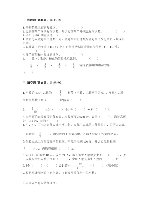 小升初数学期末测试卷【名校卷】.docx