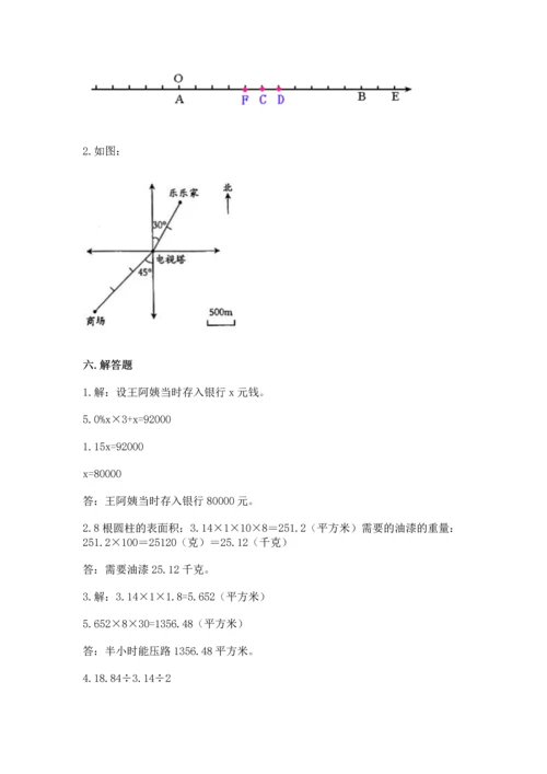 人教版六年级下册数学期末测试卷（夺冠系列）word版.docx