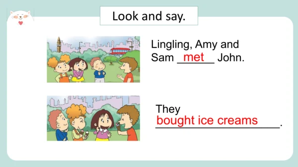Module 1 Unit 2   We bought ice creams. 课件(共34张PPT