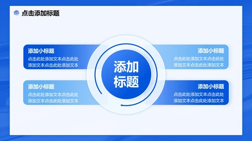 蓝色简约风创新创业计划书PPT模板