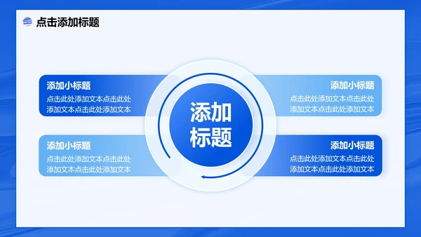 蓝色简约风创新创业计划书PPT模板