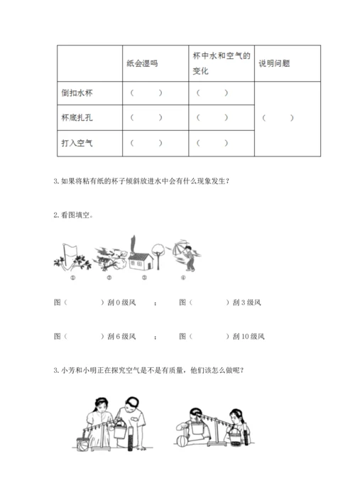 教科版三年级上册科学《期末测试卷》往年题考.docx