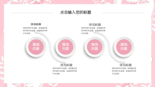 韩范粉色文艺工作汇报通用PPT模板