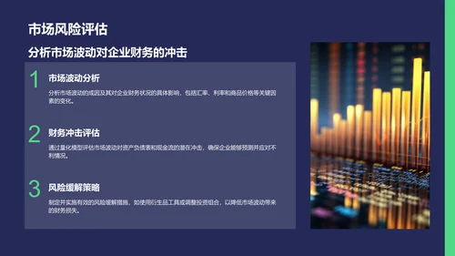 蓝色商务风财务金融总结汇报PPT模板