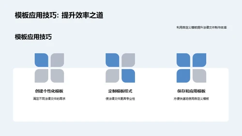 法律文档高效制作